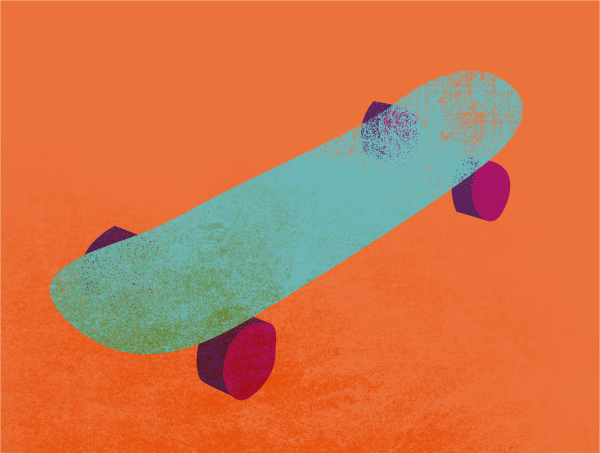 Skateboard illustration